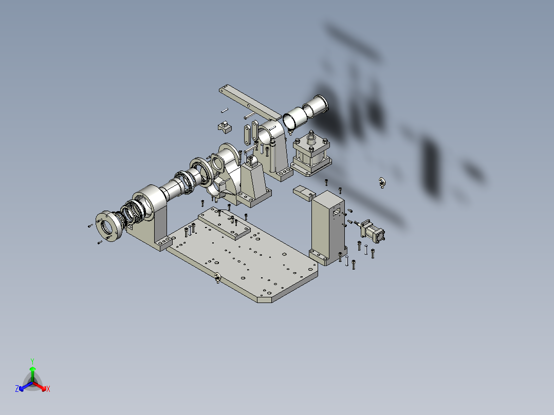箱体零件镗孔夹具含三维+二维
