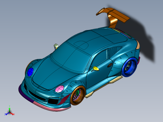 保时捷四轮驱动高性能911