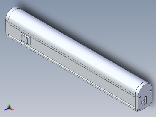 型材-KJN LED STRIP LIGHT 285MM WLB32ZC285PBQM正等轴测缩略图
