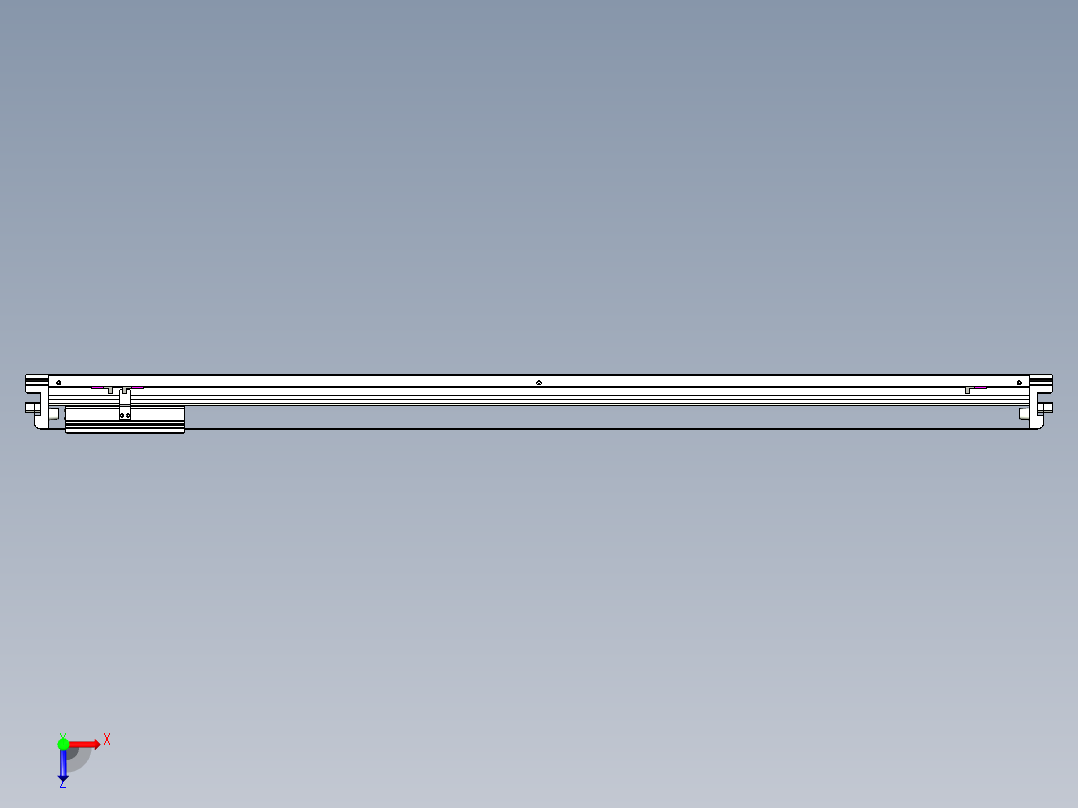 威洛博VL系列3d模型模组VL17E2Y-S1250俯视图