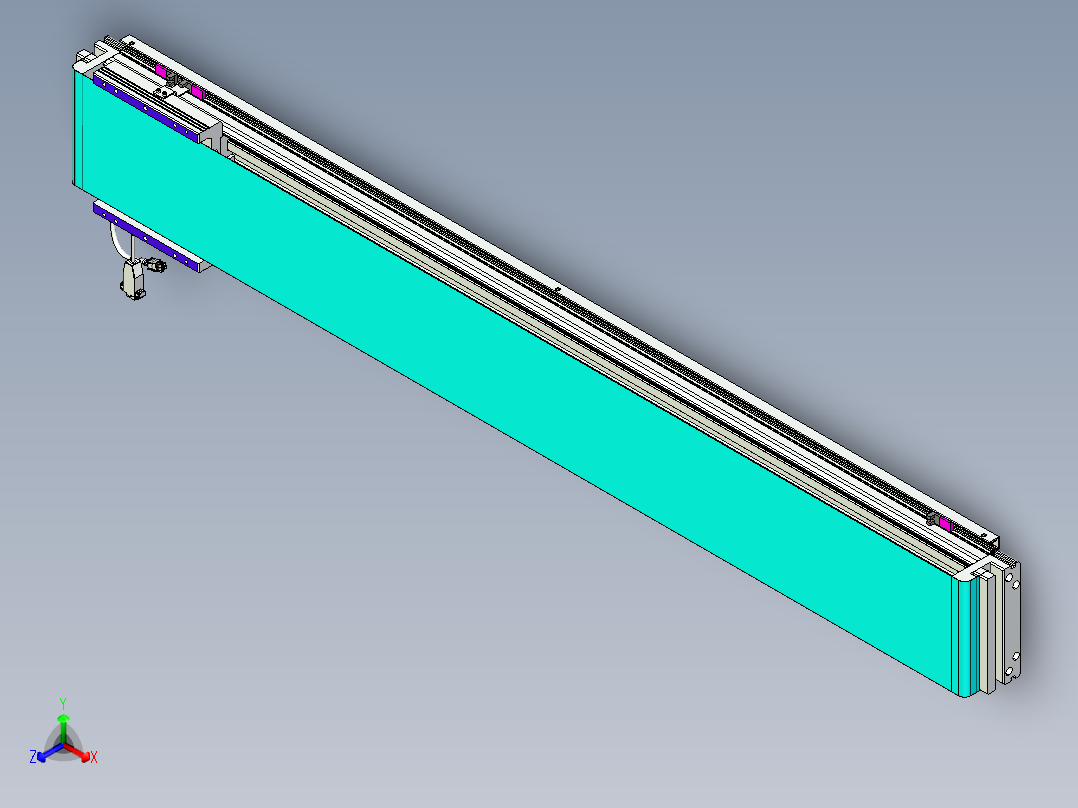 威洛博VL系列3d模型模组VL17E2Y-S1250正等轴测图