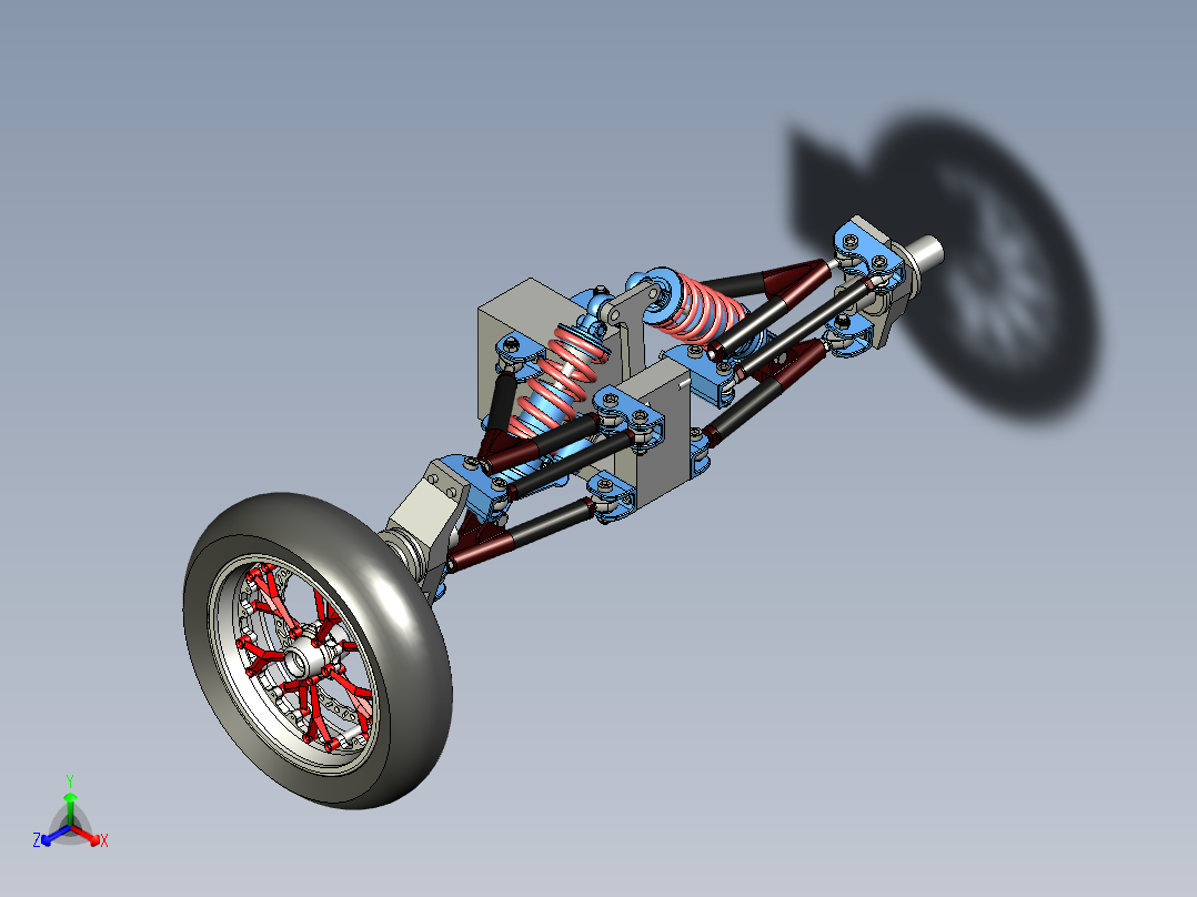 Zawias模型车悬架悬挂系统