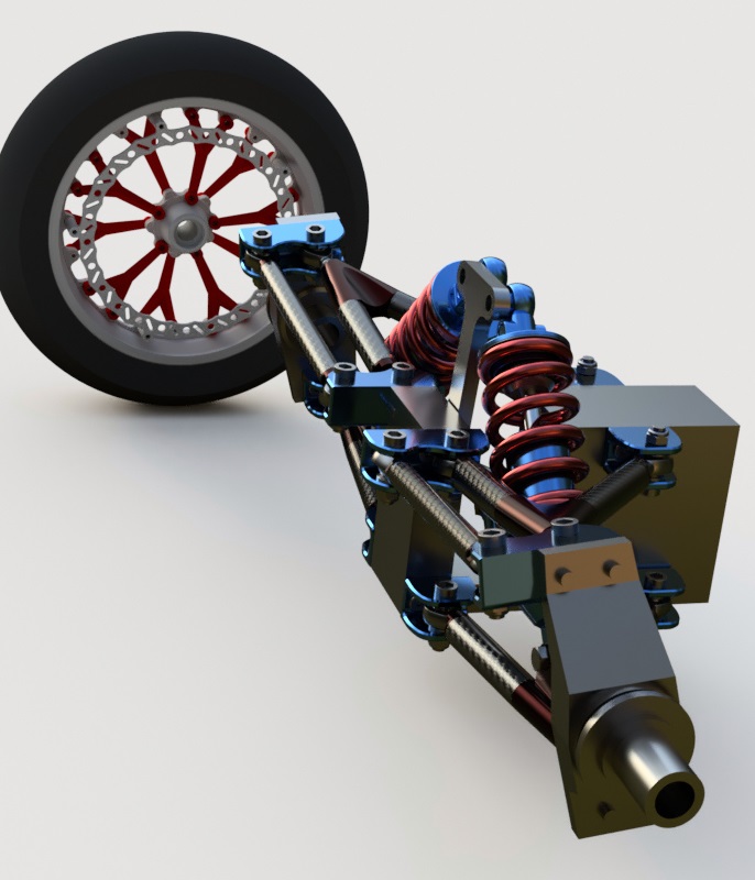 Zawias模型车悬架悬挂系统