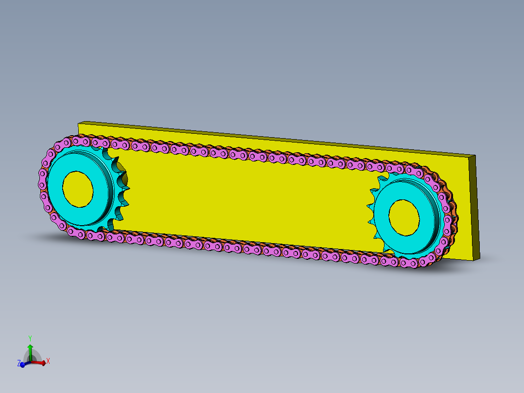 链轮链条装运动仿真