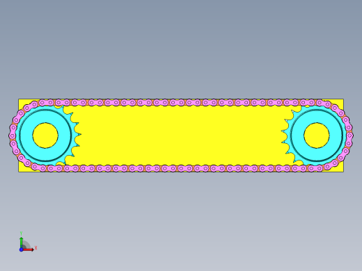 链轮链条装运动仿真前视缩略图