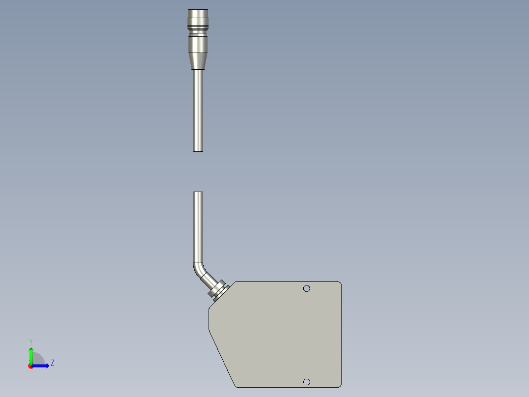 基恩士LK-081_kc图纸模型左视图