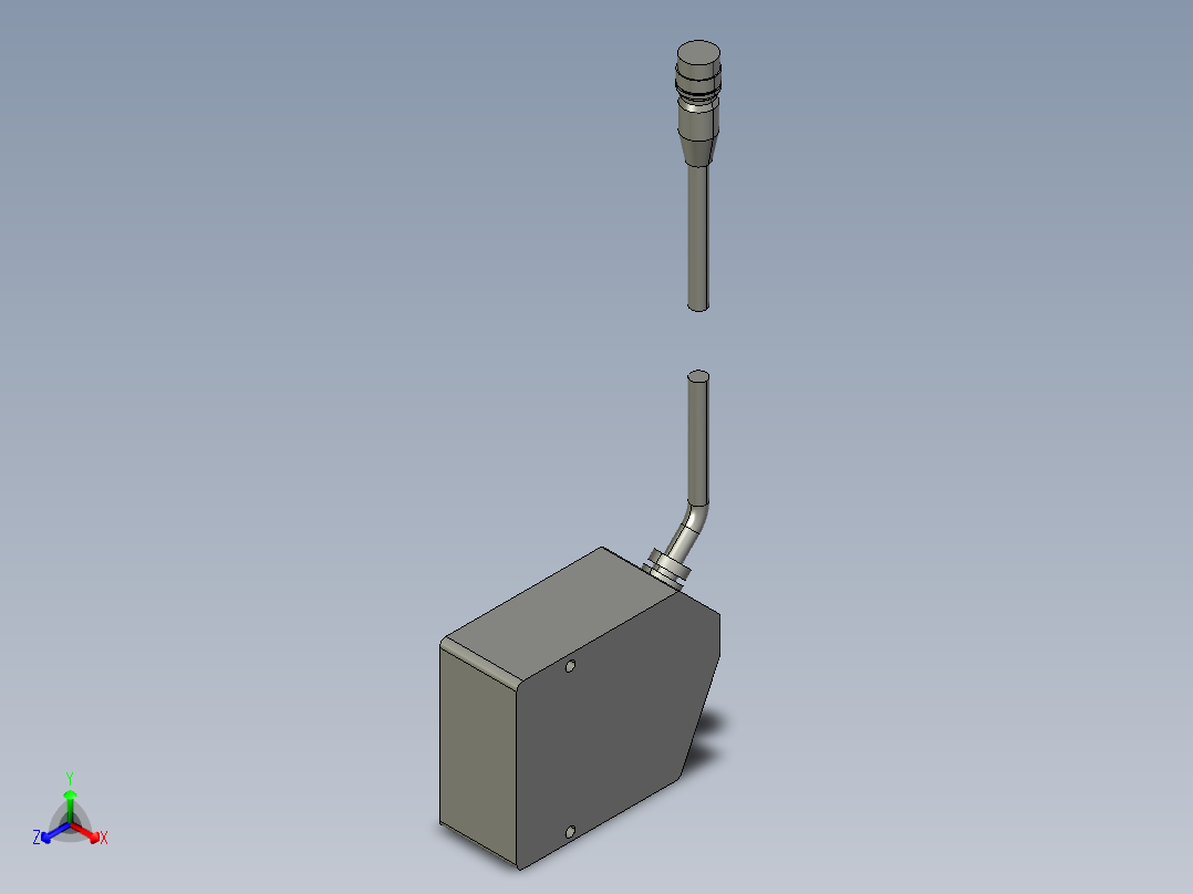 基恩士LK-081_kc图纸模型正等轴测图