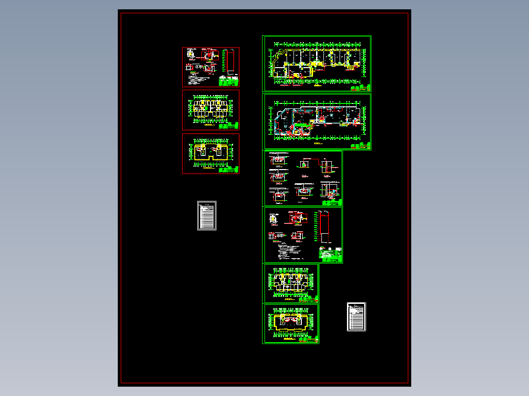 高层住宅通风施工图
