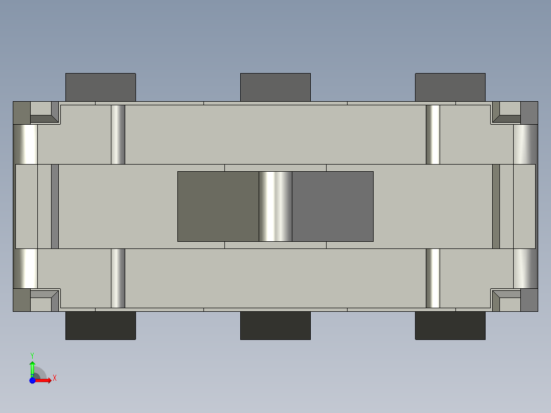 12W型探测器开关前视图