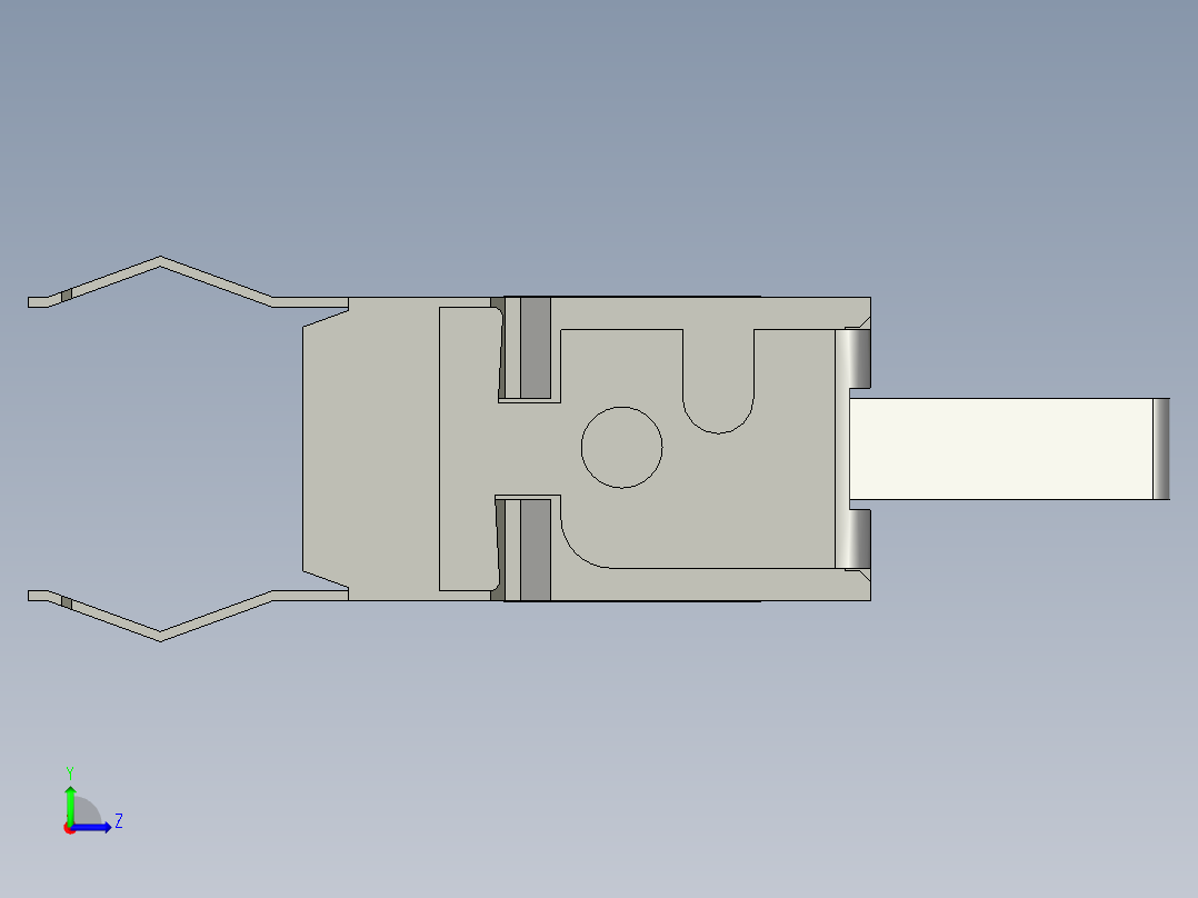 12W型探测器开关左视图