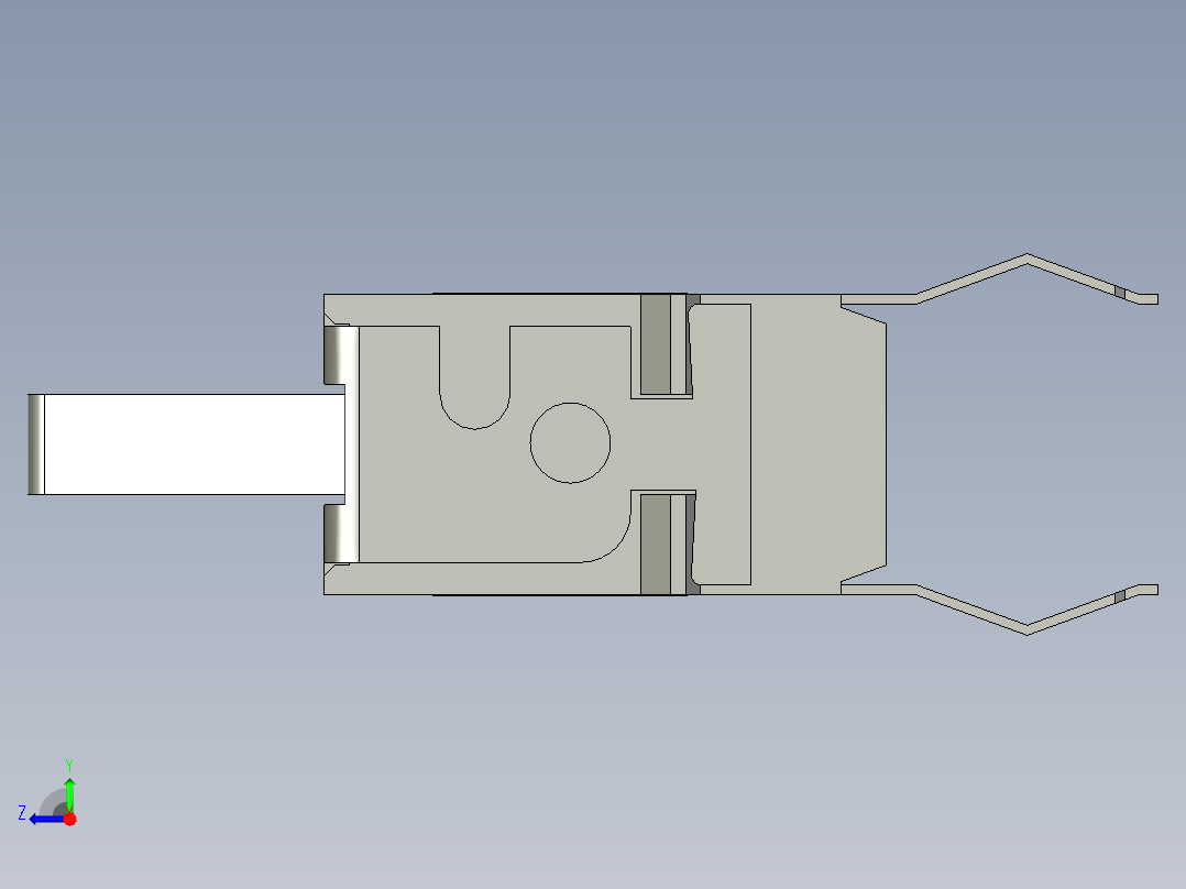 12W型探测器开关右视图