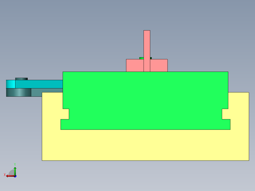 波浪传输装置后视图