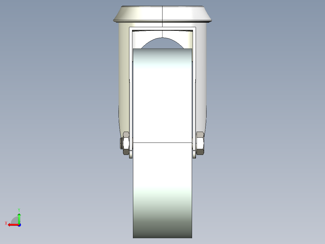 型材-KJN 515366 125MM WHEEL后视图