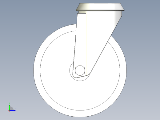 型材-KJN 515366 125MM WHEEL左视缩略图