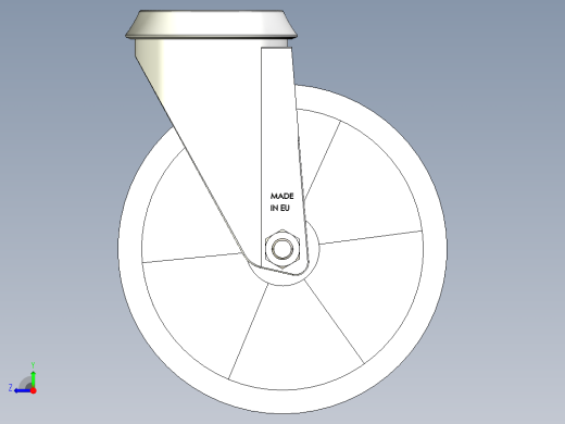 型材-KJN 515366 125MM WHEEL右视缩略图