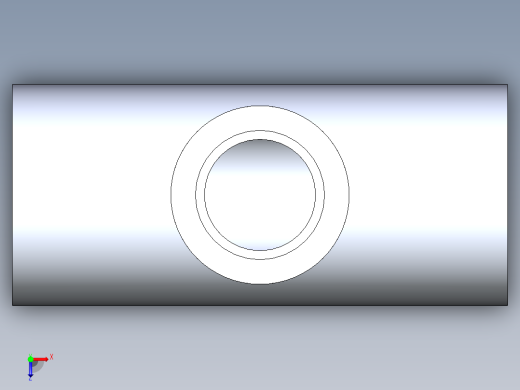 CPVC管件02-Sch80_ReducingTee_SxSxS_9801-101_0.75in x 0.5in俯视缩略图