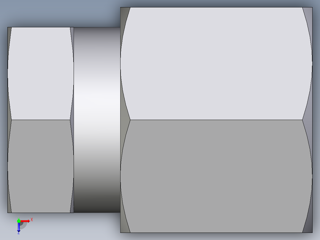 卡套式工业通用硬管接头EO_Blanking_plug_for_tube_ends_ROV08ZLCF俯视图
