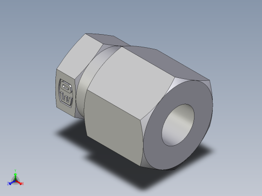 卡套式工业通用硬管接头EO_Blanking_plug_for_tube_ends_ROV08ZLCF正等轴测缩略图