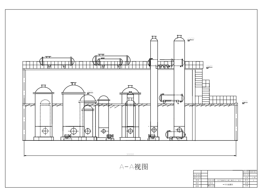 年产5000吨乙酸乙酯化工厂设计