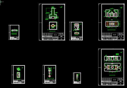 闭角U形弯曲件滚动轴弯曲模设计【全套9张CAD图】缩略图