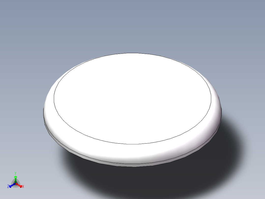 THA碟形封头DN1200正等轴测图