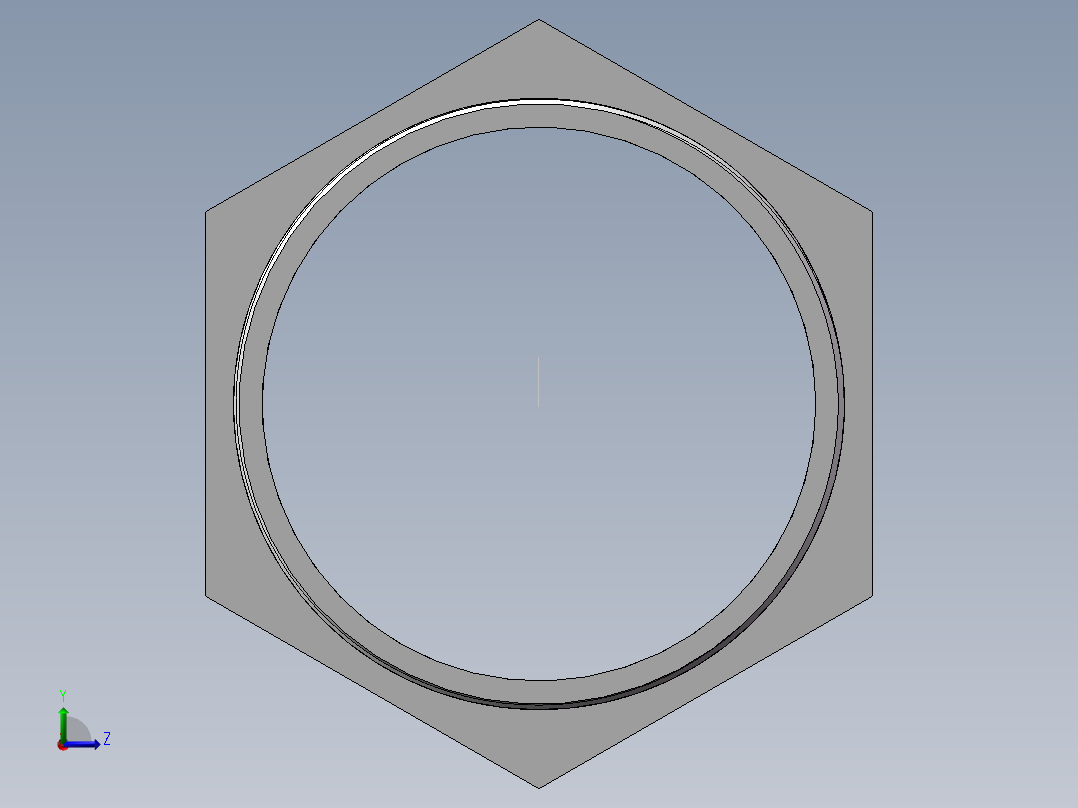 转接头-内外丝等径 DN100左视图