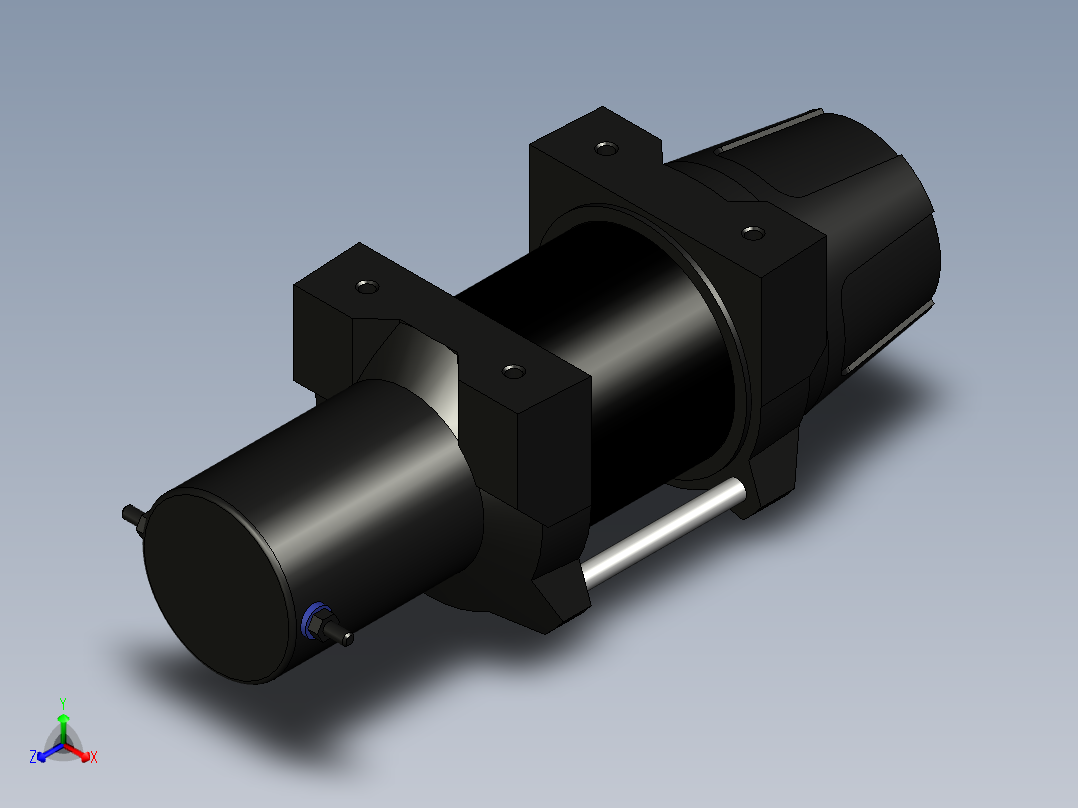 VRX 25-S 动力运动绞盘--f3d stp正等轴测图