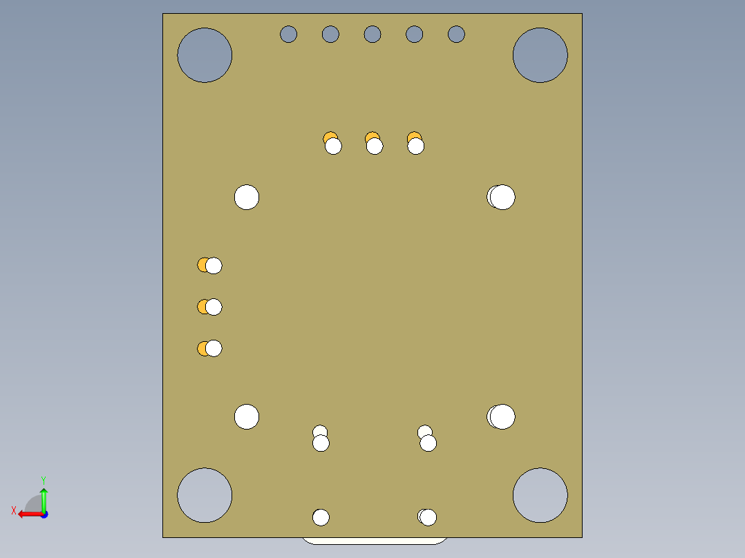 游戏按键后视图