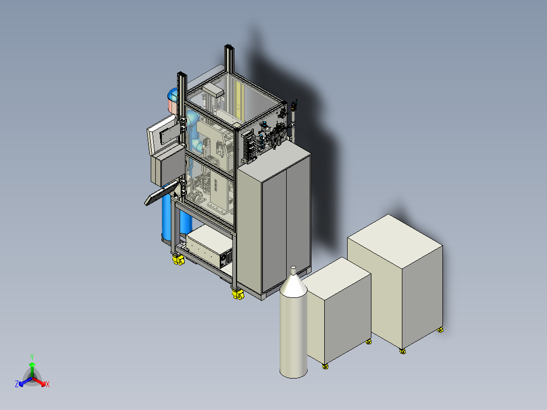 法雷奥传感器电压粗调及焊接正等轴测图