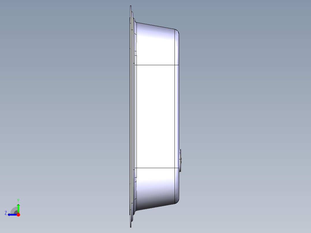 水槽、不锈钢水槽(126)右视图