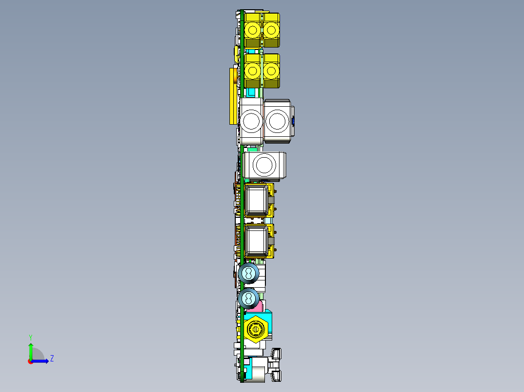 IMB-1233主板（华擎Mini ITX）左视图
