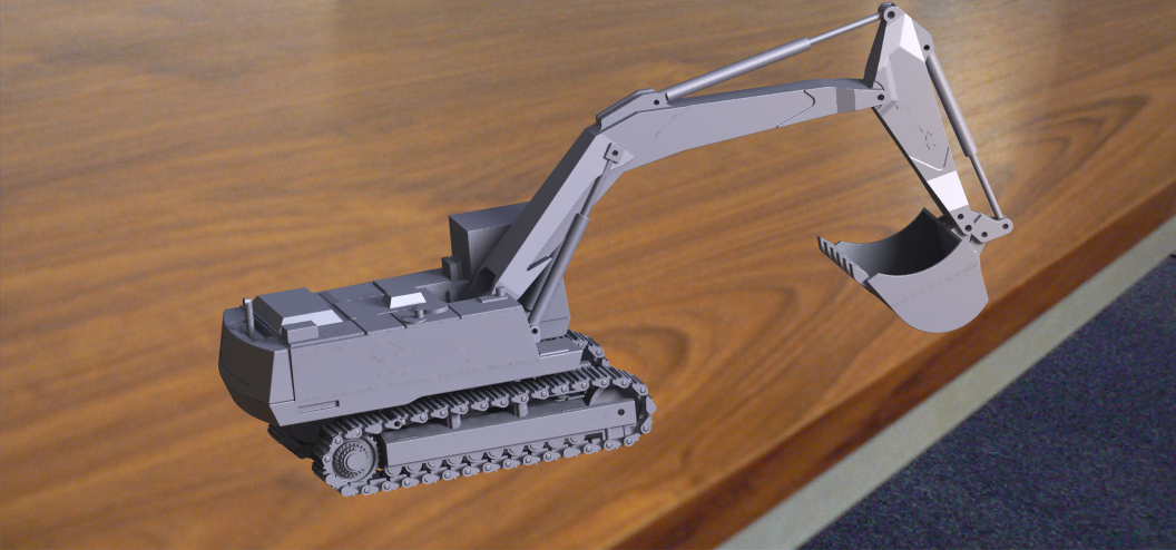履带底盘挖掘机