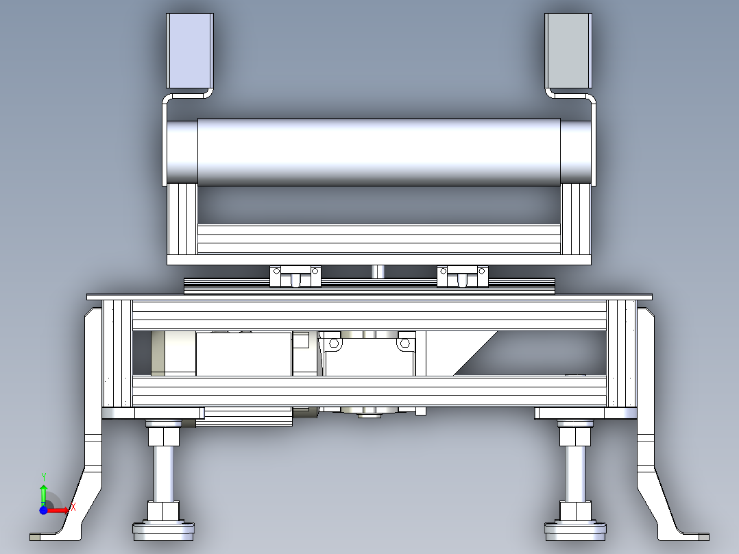B3003887-水平平板振动器前视图