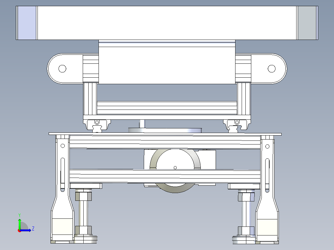 B3003887-水平平板振动器左视图