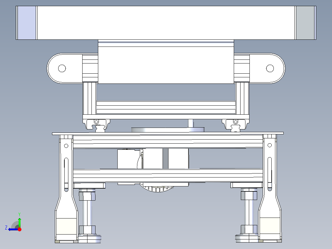 B3003887-水平平板振动器右视图