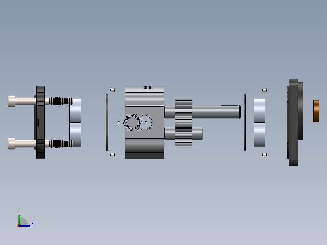 泵、水泵(116)左视图