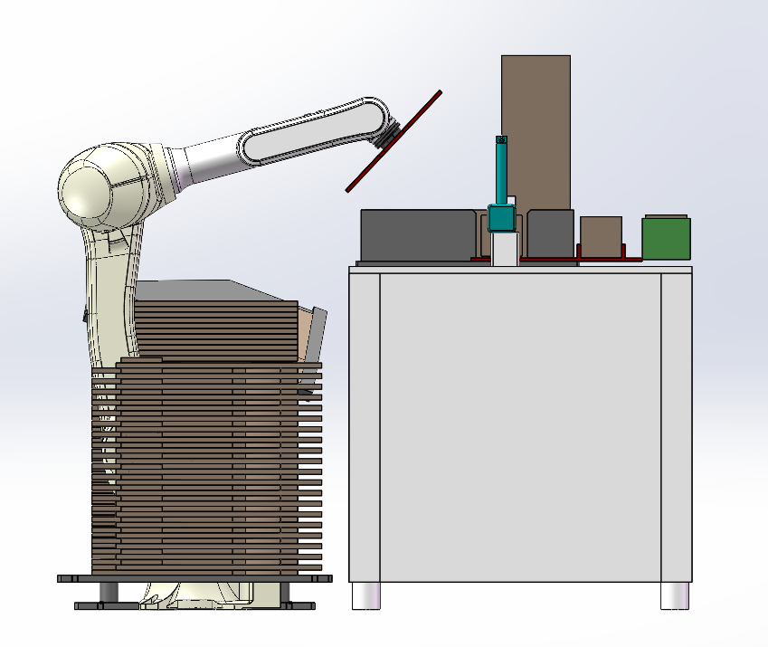 机器人木板拼接自动化方案