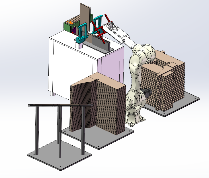 机器人木板拼接自动化方案