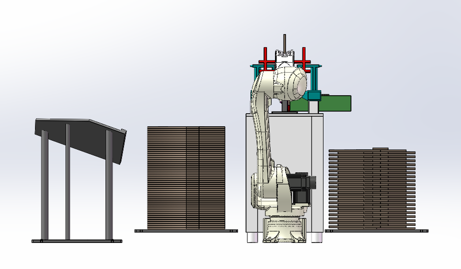 机器人木板拼接自动化方案