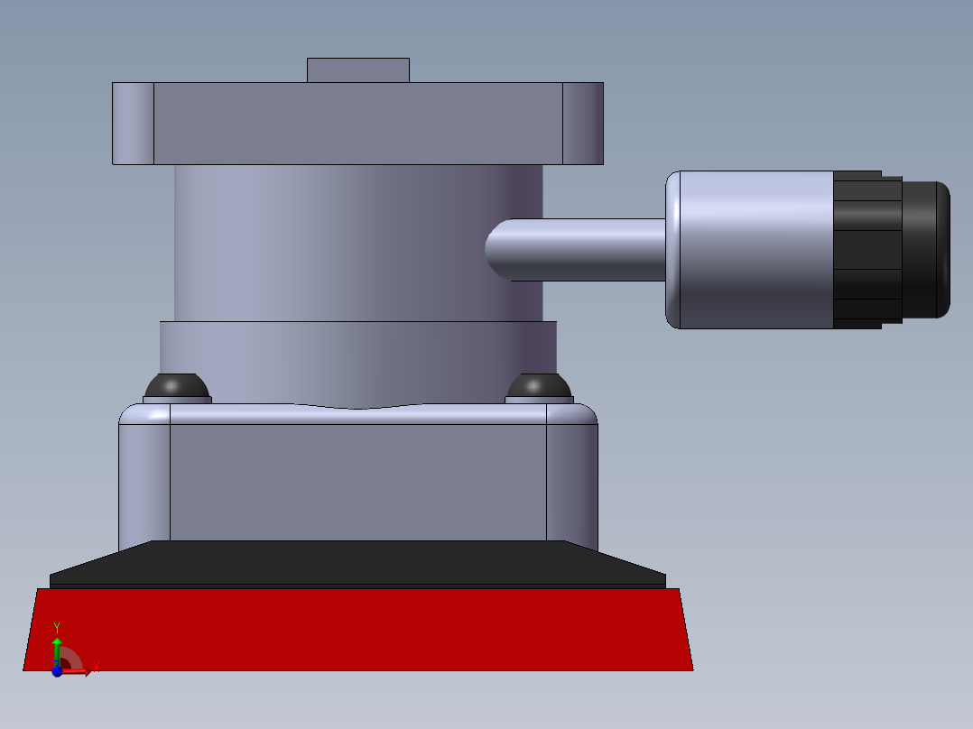 方形气动打磨机-75X100前视图