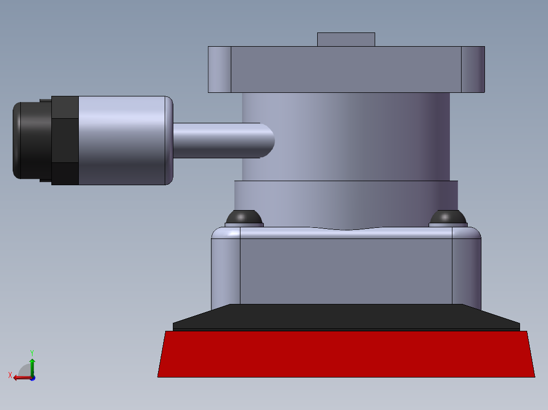 方形气动打磨机-75X100后视图