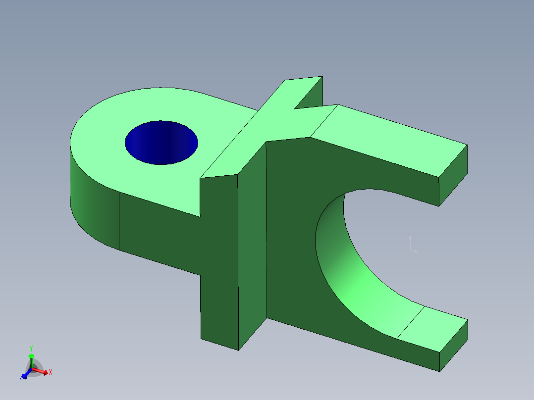 SW练习题3主视图