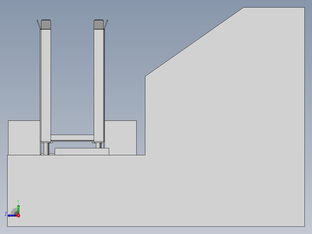 B3S196 快速包被机右视图