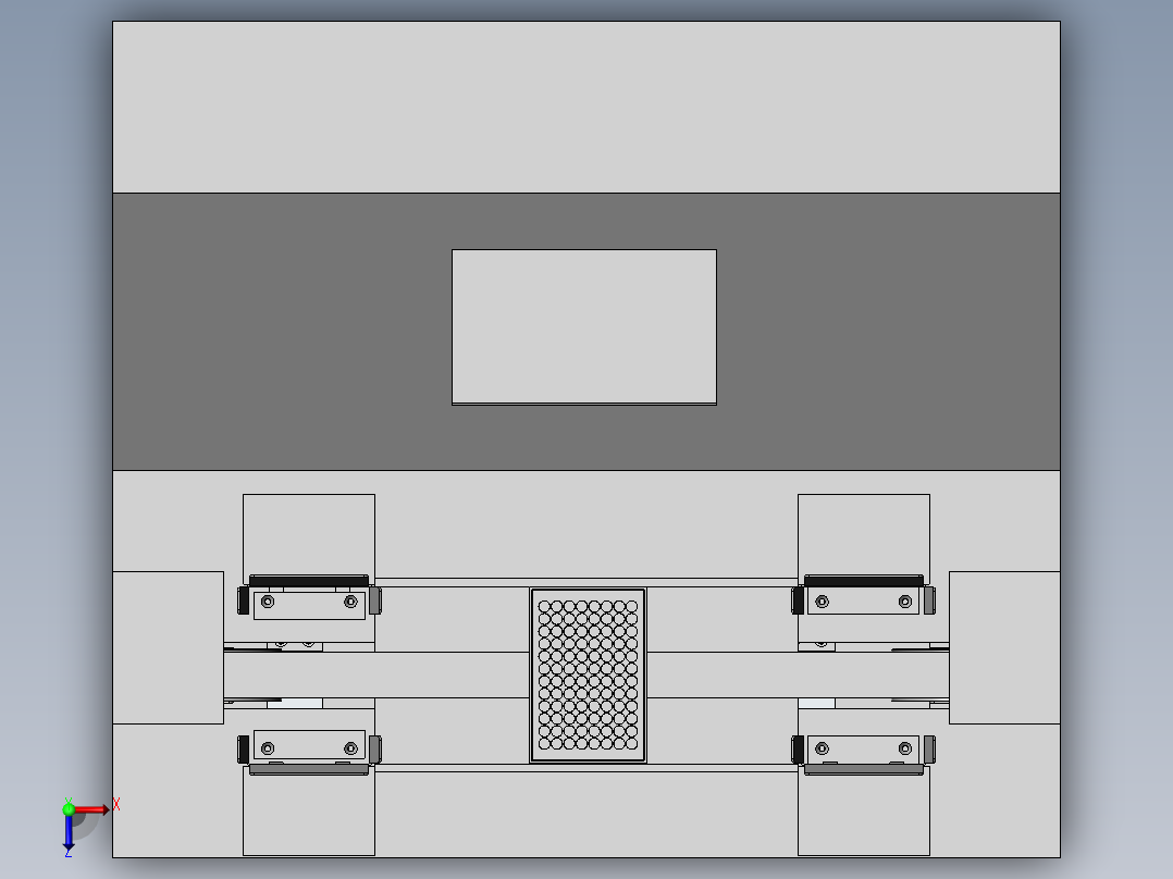 B3S196 快速包被机俯视图
