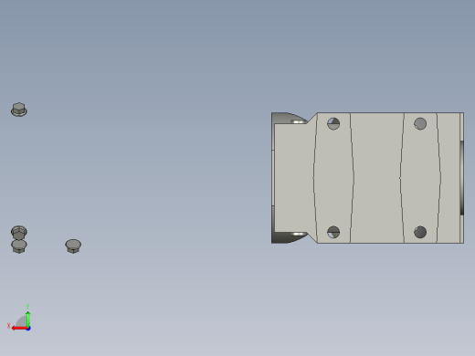 ZF19-LHN80MG4P三项异步电机后视缩略图