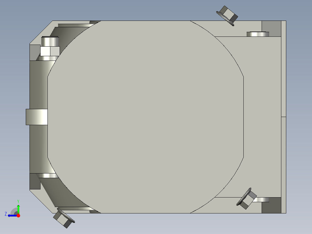 ZF19-LHN80MG4P三项异步电机右视图