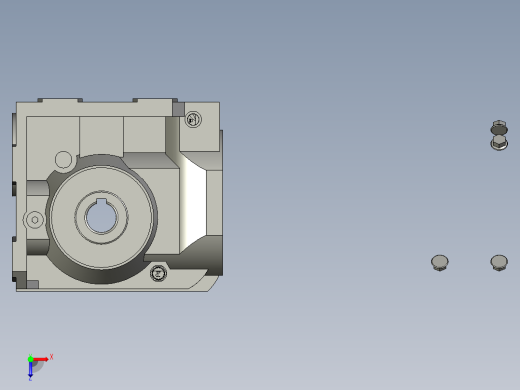 ZF19-LHN80MG4P三项异步电机俯视缩略图
