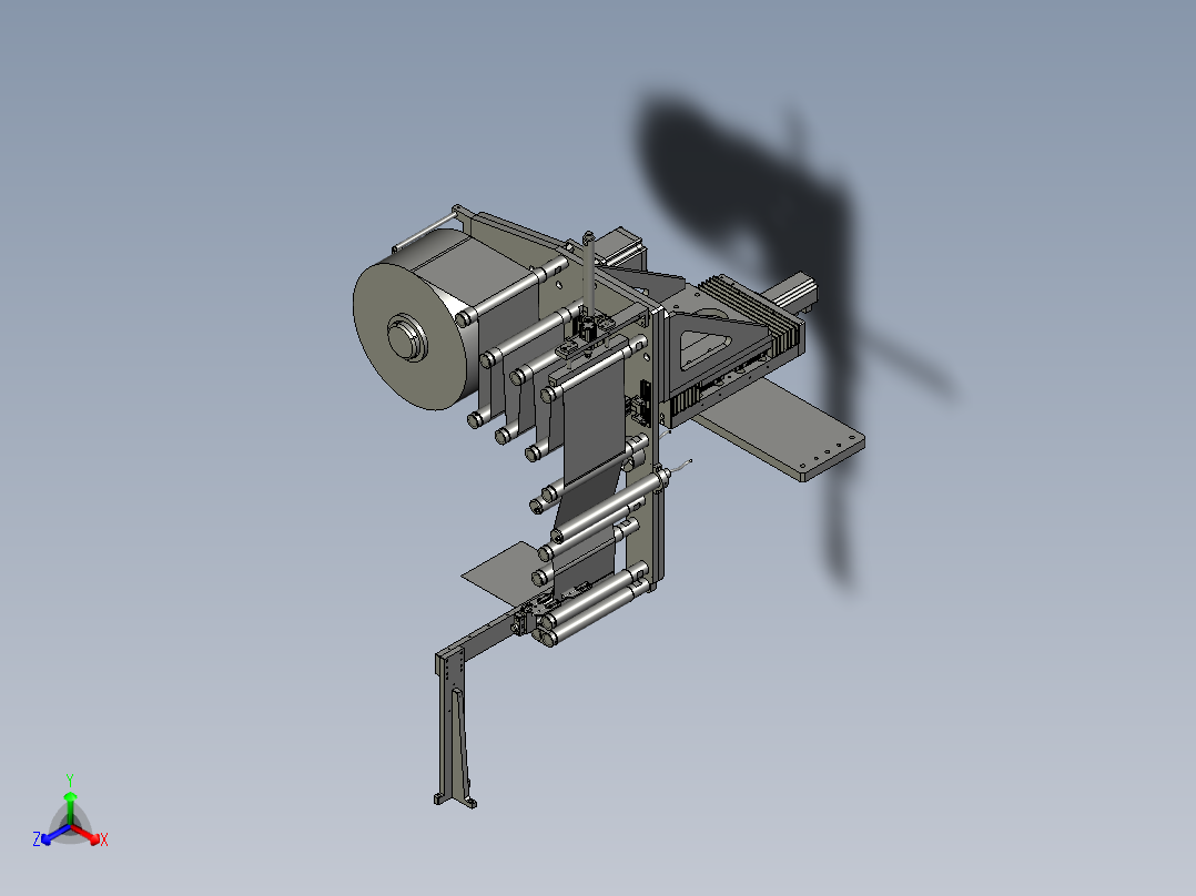 YSZ150B-02-00隔膜放卷机构