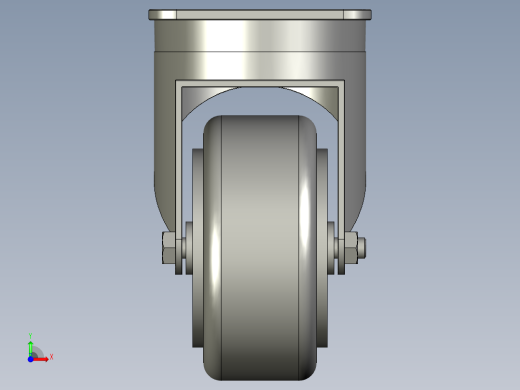 二系列中型万向轮S2-3046-445-B4前视缩略图
