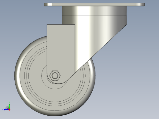 二系列中型万向轮S2-3046-445-B4右视缩略图